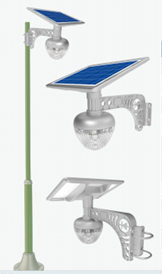 Solar panel: 5V/18W, life: 25 years; Light source: 540LM, imported lamp beads, equivalent to traditional LED 10W brightness, life 50000hrs; Battery: 3.2V/13AH, lithium iron phosphate battery, life 8-12 years; Illumination: high brightness for the first 4 hours, intelligent power regulation after 4 hours.   One screw to complete the installation